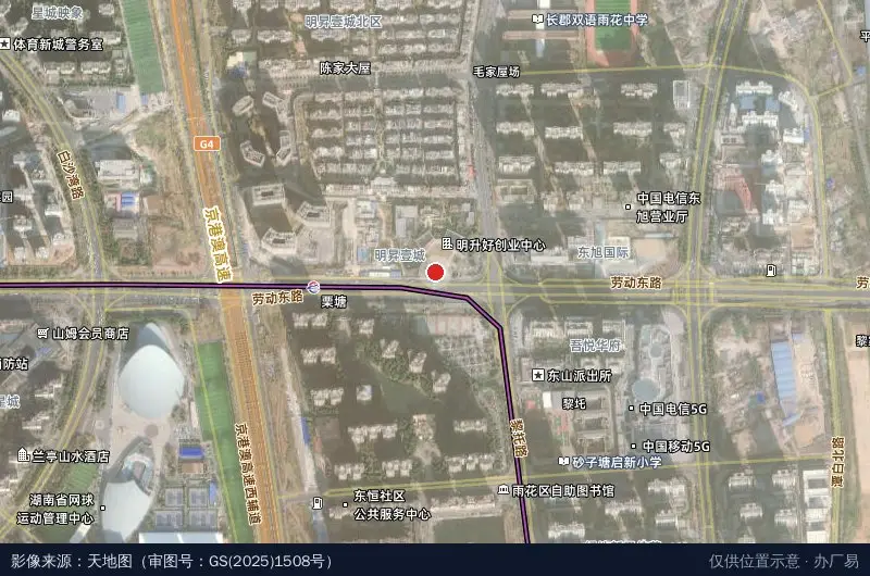 中关村领创产业园卫星位置示意图