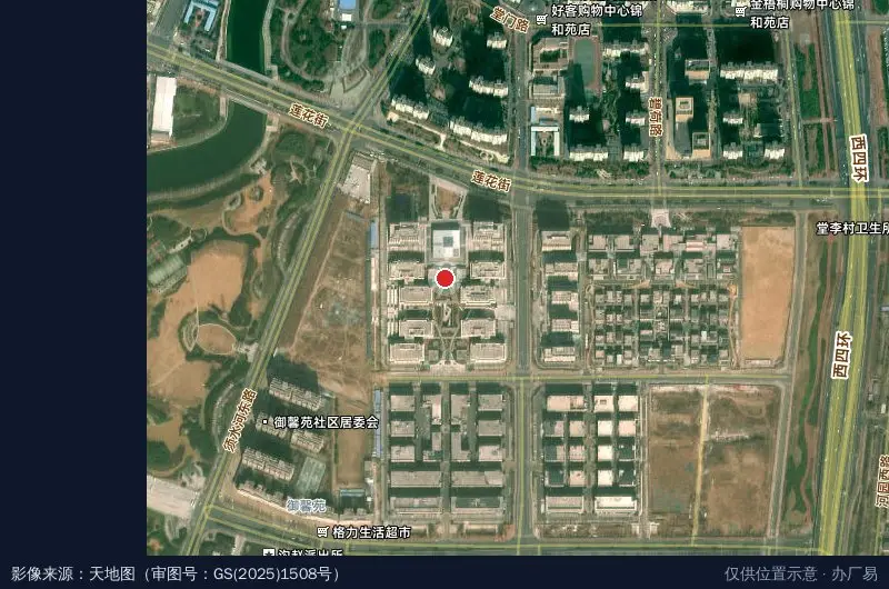 亿达科技新城二期卫星位置示意图