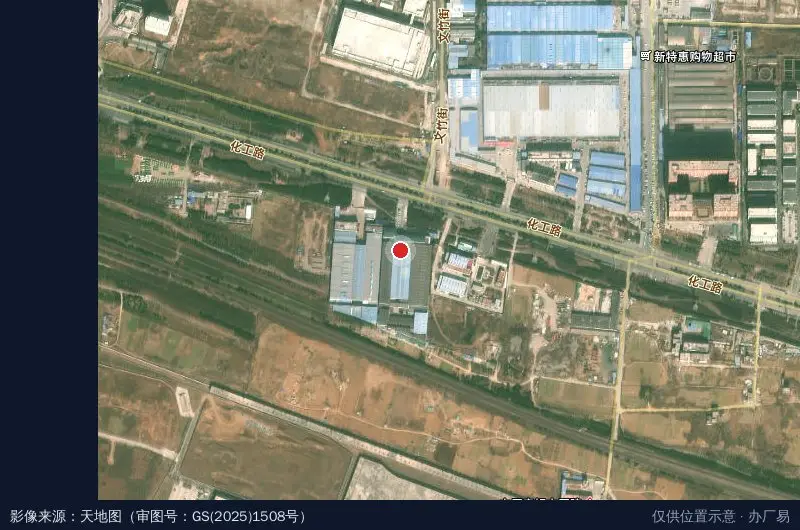 荟枫工业园卫星位置示意图