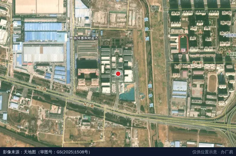 联东U谷·中原科创企业园卫星位置示意图