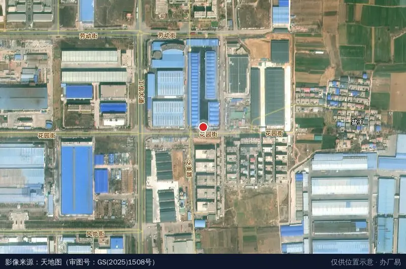 飞腾云仓物流园卫星位置示意图