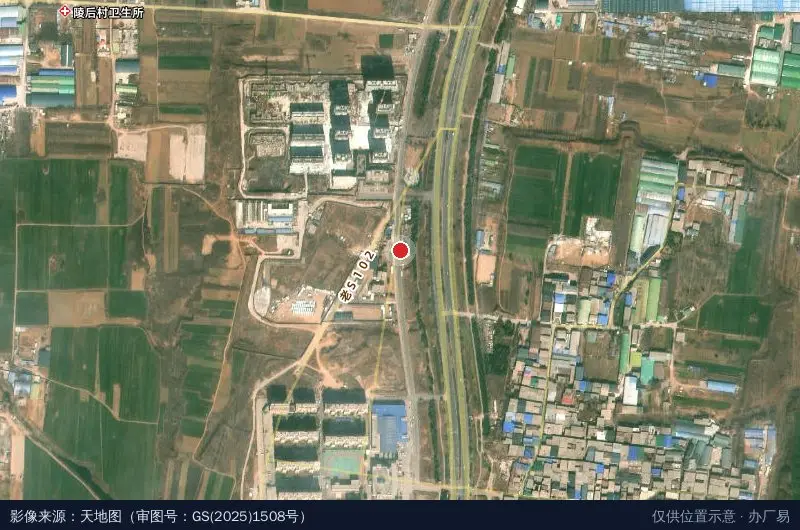 河南金掌柜集成房屋工业园区卫星位置示意图
