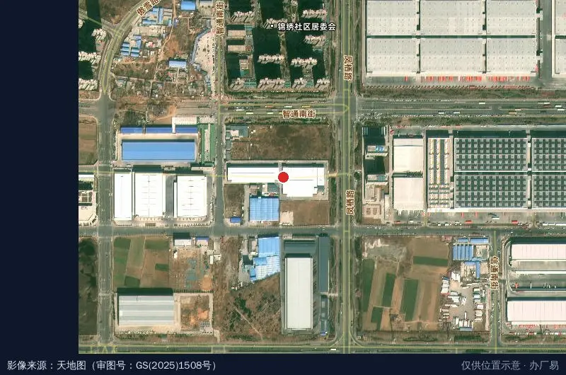 河南森畅物流园区卫星位置示意图