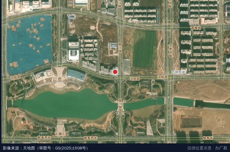 紫荆网络信息安全科技园(建设中)卫星位置示意图