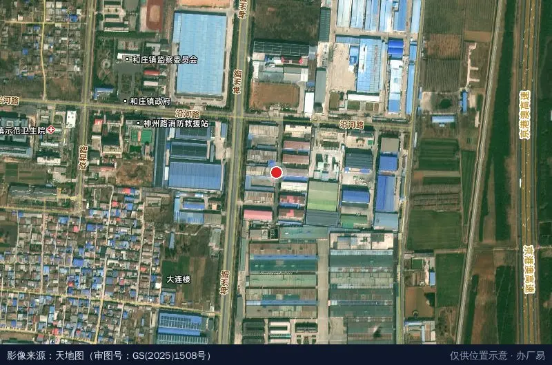 河南林源投资有限公司工业园区卫星位置示意图
