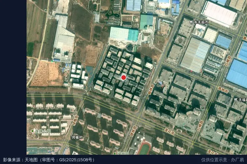 联东U谷智测产业园卫星位置示意图