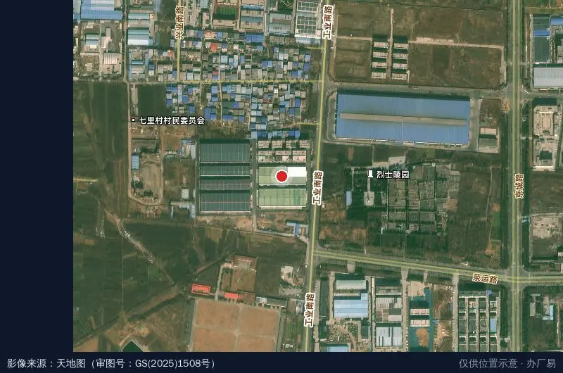 郑州华同科技园卫星位置示意图