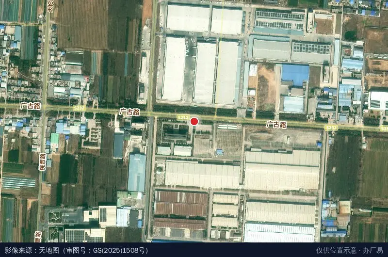 河南郡北智能科技园有限公司卫星位置示意图