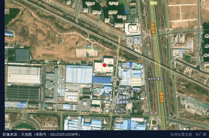 黎源科技产业园卫星位置示意图