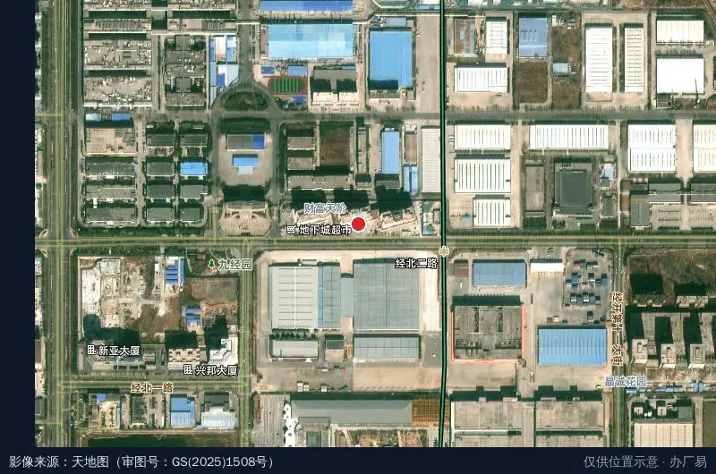 九州科创园卫星位置示意图