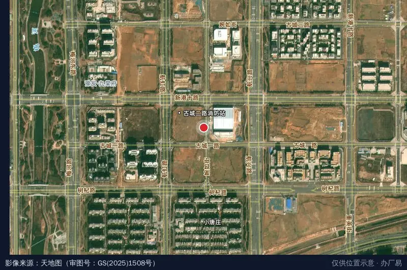 德沃文科技园(建设中)卫星位置示意图