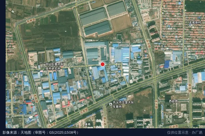 众城物流园卫星位置示意图