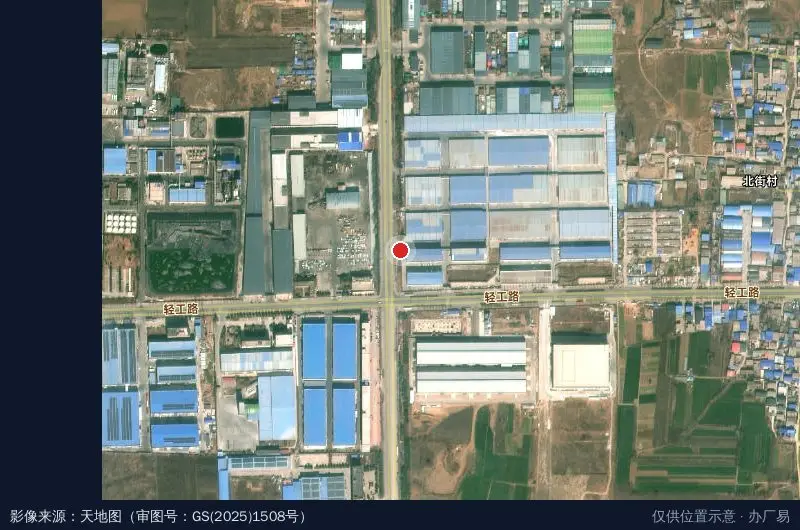 鑫瑞源物流园卫星位置示意图