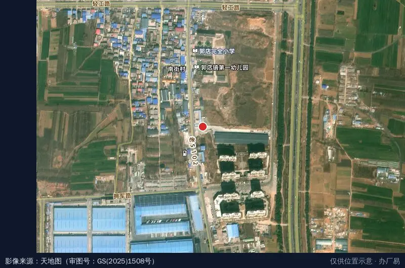 邦强物流园卫星位置示意图