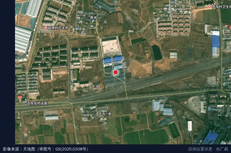 浩通物流园卫星位置示意图