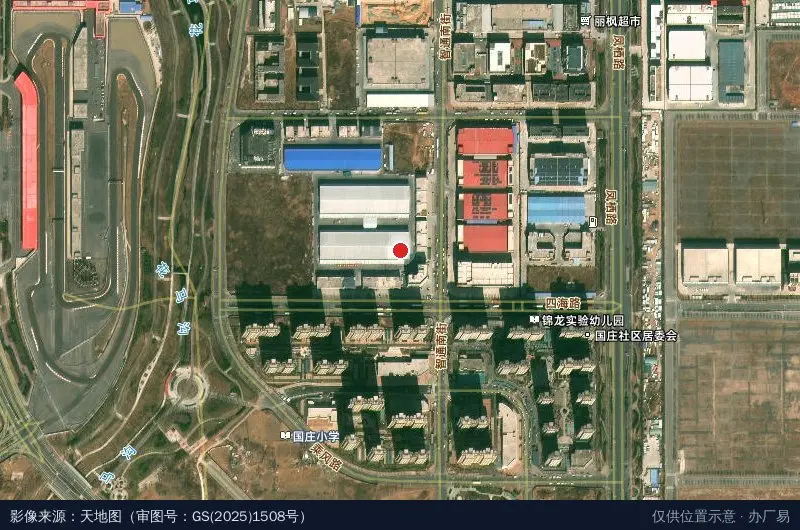 河南圣驰物流园卫星位置示意图