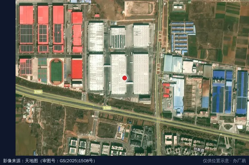 普洛斯好想你分拣配送产业园卫星位置示意图