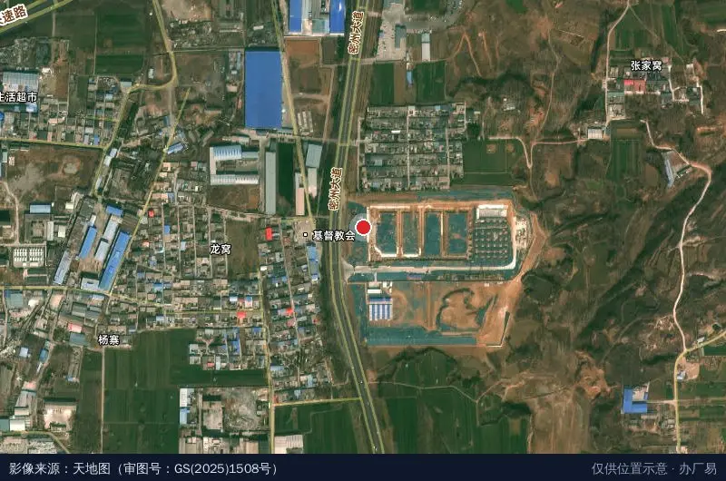 美宜佳(河南)产业园卫星位置示意图
