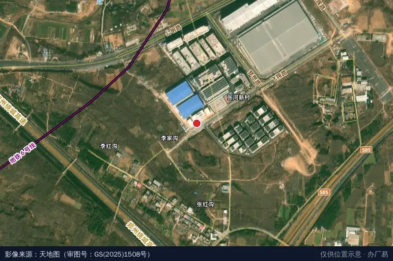 华都智慧产业园卫星位置示意图