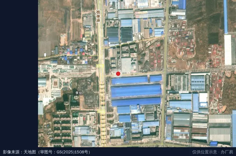岐黄文化产业园卫星位置示意图