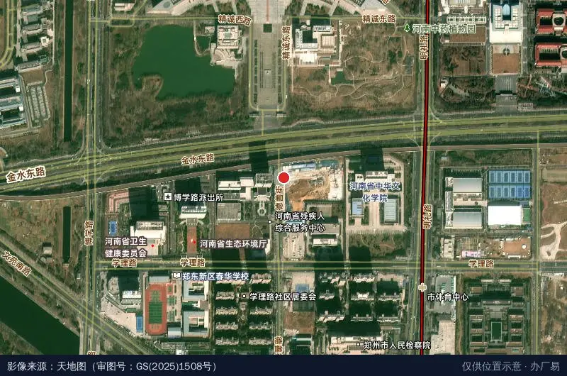 智学产业园项目卫星位置示意图