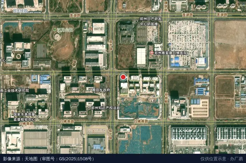 智慧制造产业园·产业邻里中心卫星位置示意图