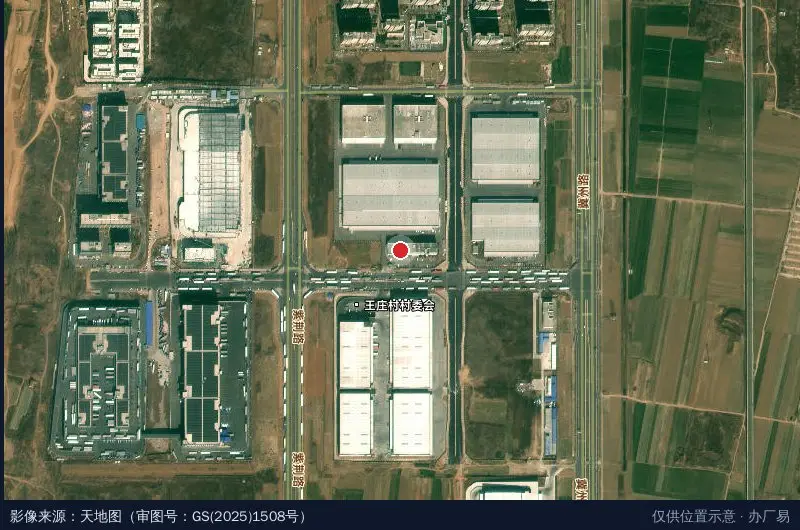 顺丰丰泰产业园郑州1期卫星位置示意图