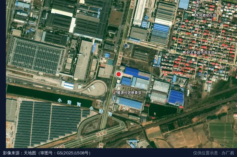 泰新产业园卫星位置示意图