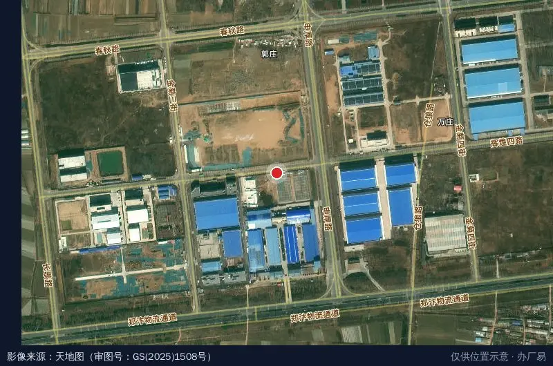 郑州佳润科技产业园(建设中)卫星位置示意图
