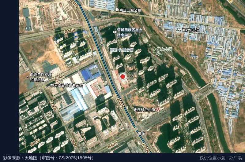 众博科技产业园卫星位置示意图