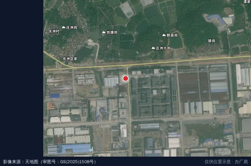安捷高工业园卫星位置示意图