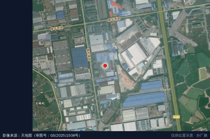 远然工业园卫星位置示意图