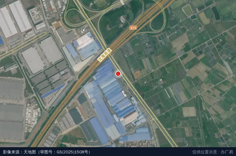 微墅太空舱工业园卫星位置示意图
