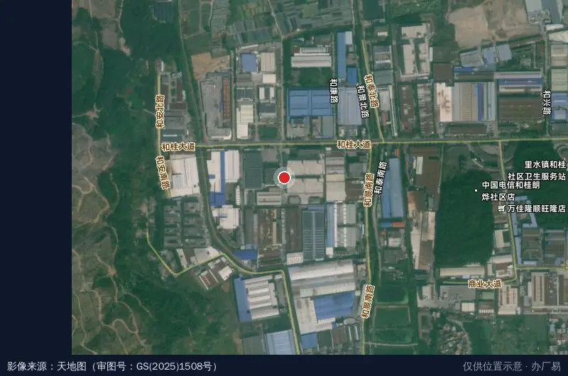 裕佳产业园卫星位置示意图