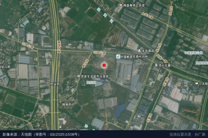 中国(乐从)塑料世界卫星位置示意图