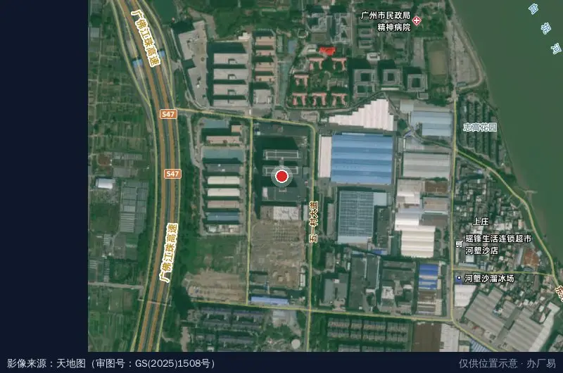 宏成合创(南海)智慧产业园1期卫星位置示意图