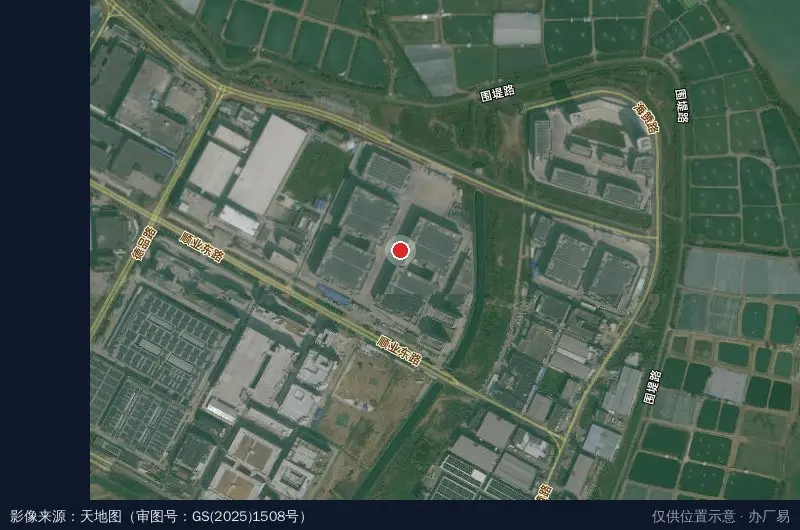 东菱智慧产业园A区卫星位置示意图