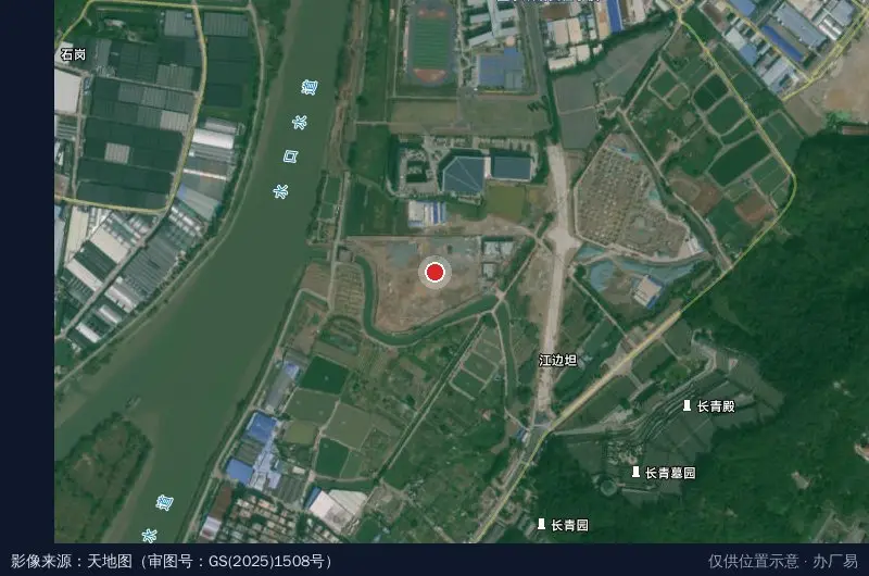 裕田未来科技园(建设中)卫星位置示意图