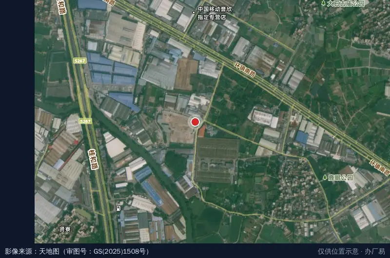 北沙发鑫科技园卫星位置示意图