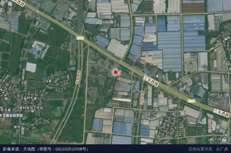 车世界汽车科技产业园卫星位置示意图