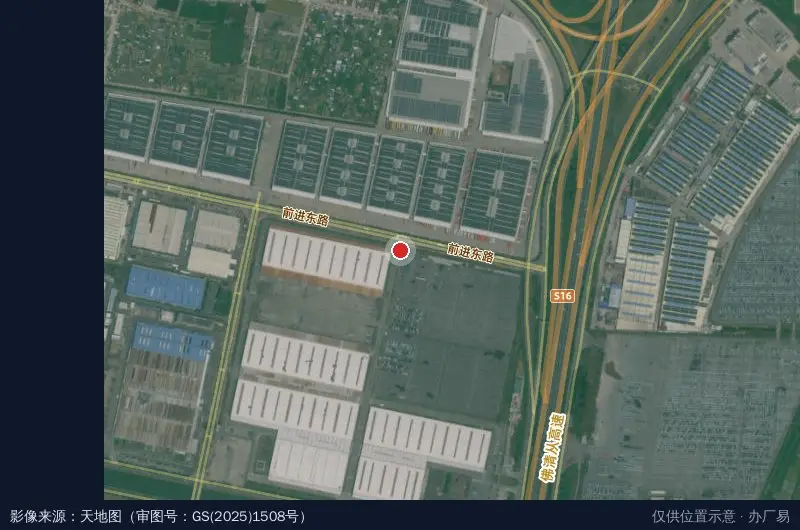一汽物流(佛山)多式联运智慧产业园卫星位置示意图