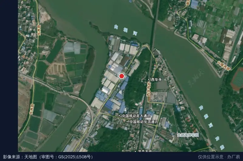 启承工业园物流园卫星位置示意图