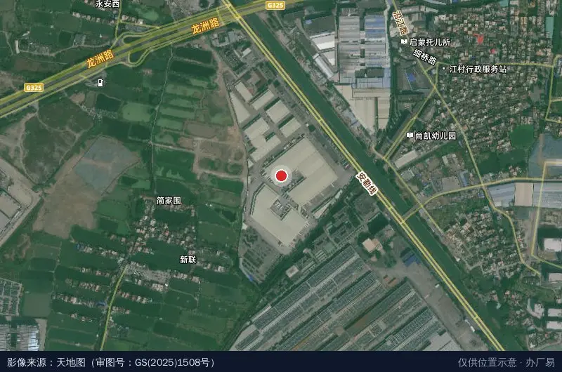汇邦物流园卫星位置示意图