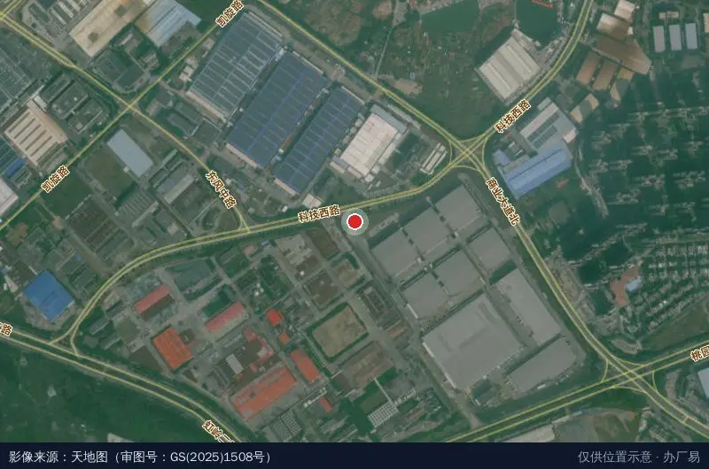 龙地佛山南海物流园卫星位置示意图