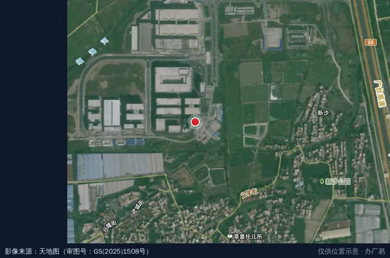 合源基业智造产业园卫星位置示意图