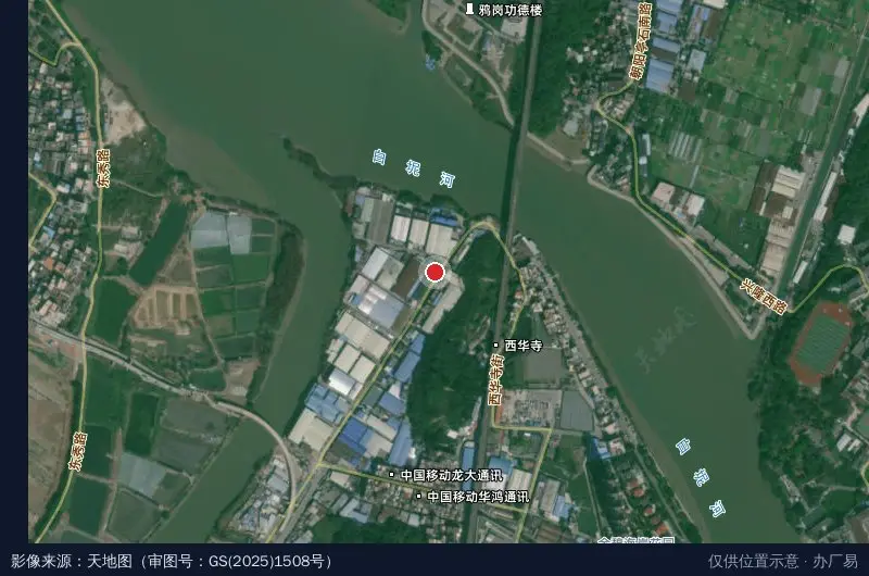阳光产业园卫星位置示意图