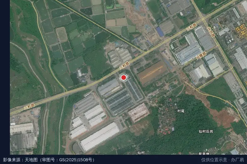 宝润达低碳经济产业园卫星位置示意图