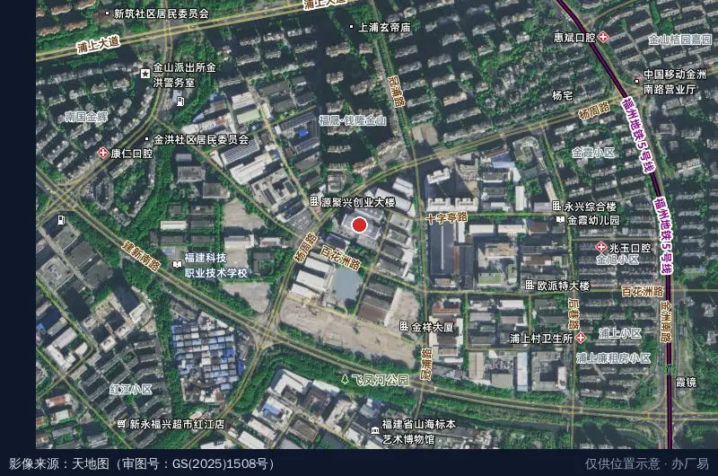 宏利兴智能电商产业园卫星位置示意图