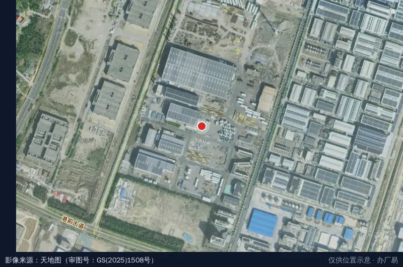 福建三峡海上风电国际产业园(建设中)卫星位置示意图