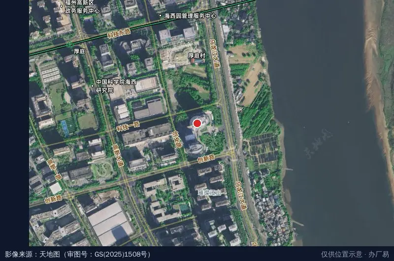 星网锐捷科技园3期卫星位置示意图